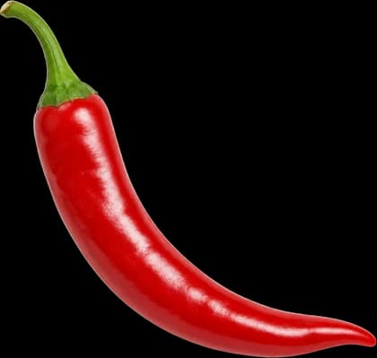 En röd chilipeppar